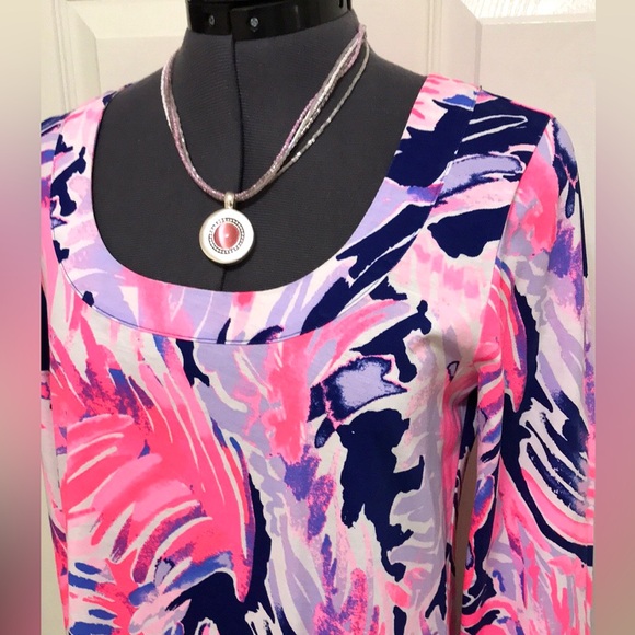 Lilly Pulitzer Merrit Dress Paradise Point - Picture 8 of 16